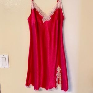 Victoria’s Secret Red Satin Slip Size XS